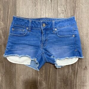 American Eagle Blue Denim Shorts